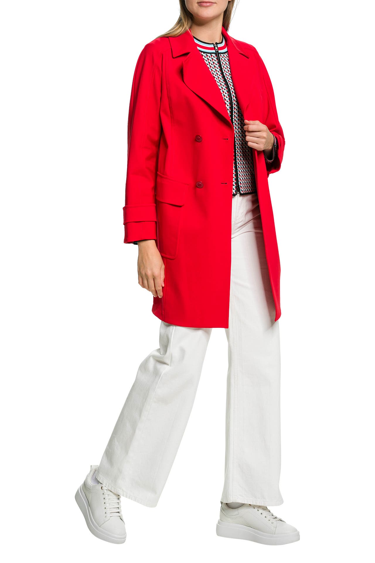 Marc cain mantel rot Outlet